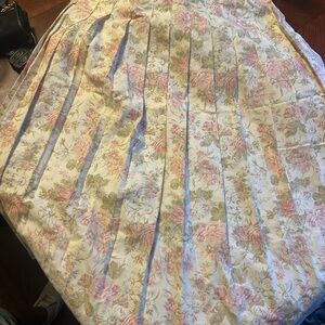 Laura Ashley Pink and Cream Floral Skirt